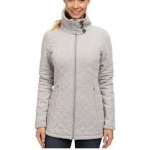 The North Face Women's Carolina Gray Quilted Zip Up Puffer Jacket Size XL